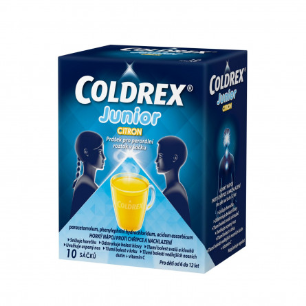 COLDREX Junior citron 10 sáčků