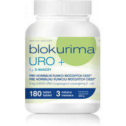 BLOKURIMA URO+ 2 g d-manózy 180 tablet
