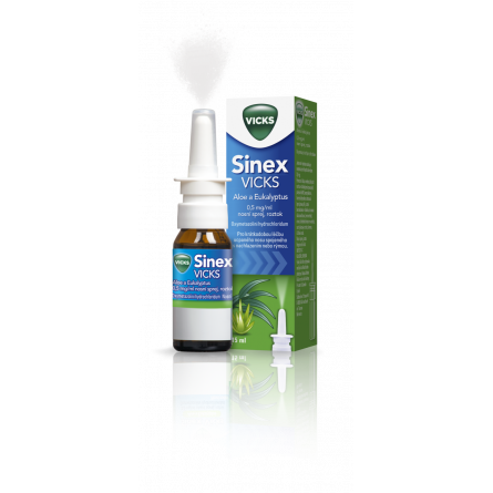 VICKS Sinex aloe a eukalyptus nosní sprej 15 ml