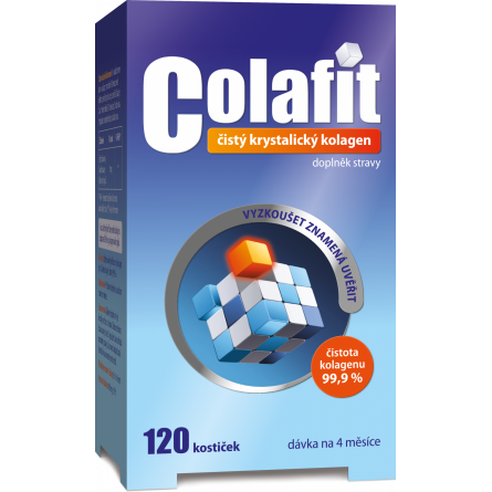 COLAFIT čistý krystalický kolagen 120 kostiček