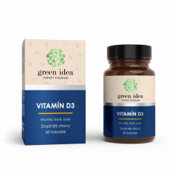 GREEN IDEA Vitamín D3 60 tobolek