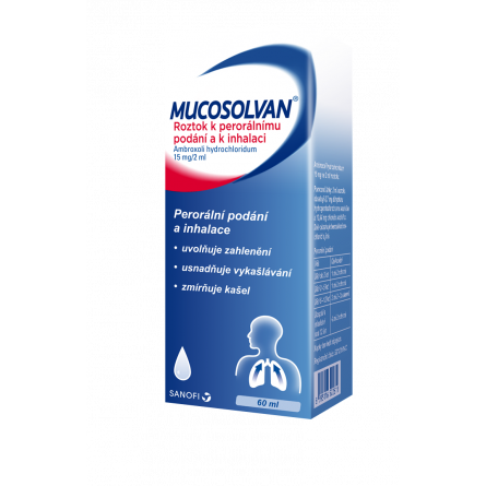 MUCOSOLVAN roztok k perorálnímu podání a k inhalaci 60 ml