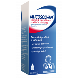 MUCOSOLVAN roztok k perorálnímu podání a k inhalaci 60 ml