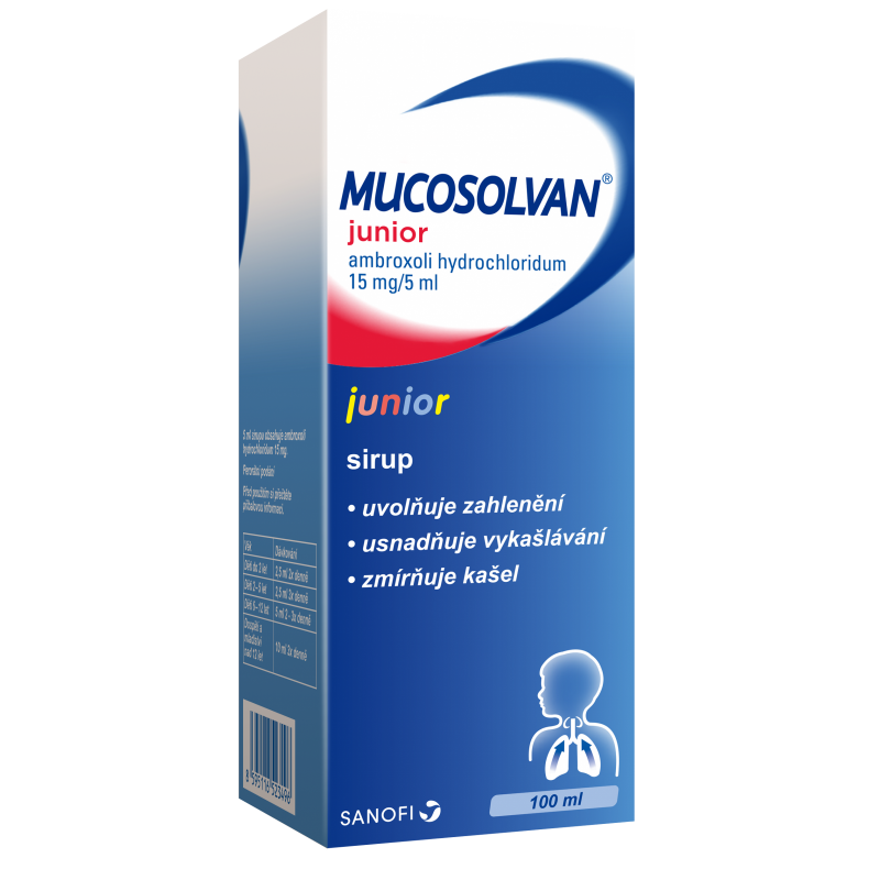 MUCOSOLVAN junior 15 mg/5 ml sirup 100 ml