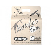 MonPeri Bamboo dětské bambus.plenky S 3-6 kg 25 ks