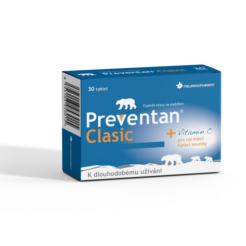 PREVENTAN Clasic + vitamin C 30 tablet