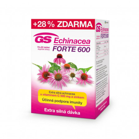 GS Echinacea forte 600 + vitamin C 70+20 tablet