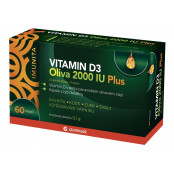 GLENMARK Vitamin D3 oliva 2000 IU plus 60 kapslí
