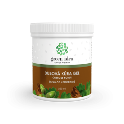 GREEN IDEA Dubová kůra masážní gel 250 ml