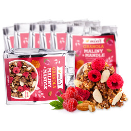 Mixit Granola z pece do kapsy - Maliny a mandle 70 g
