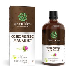 GREEN IDEA Ostropestřec mariánský extrakt 100 ml