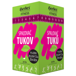 HERBEX Spalovač tuků čaj 20x1.5 g