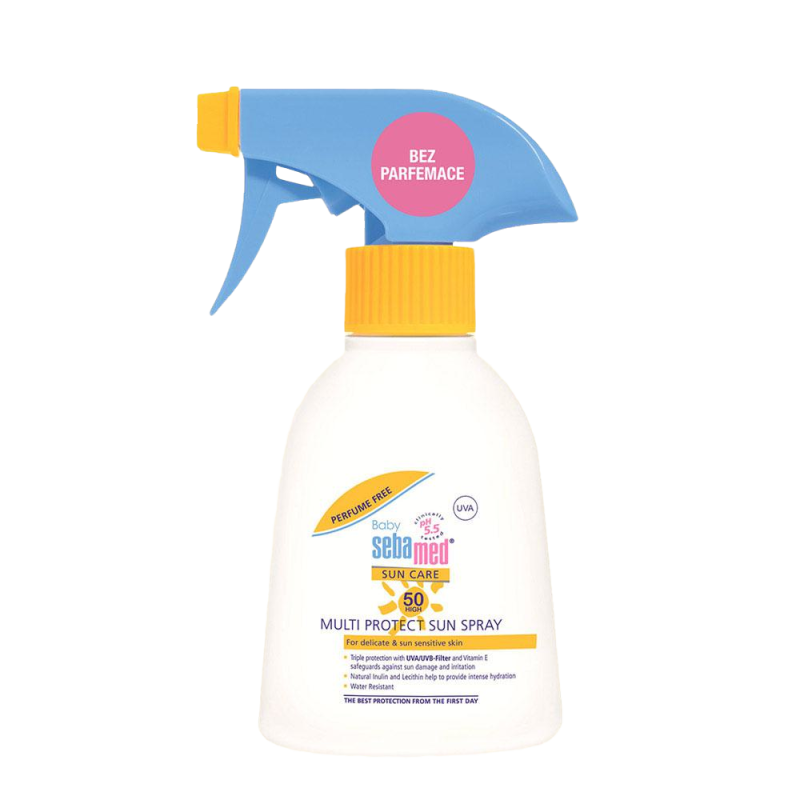 SEBAMED Baby Sun Care Dětský opalovací spray OF 50 bez parfemace 200 ml