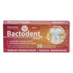 FAVEA Bactodent Jahoda 30 tablet