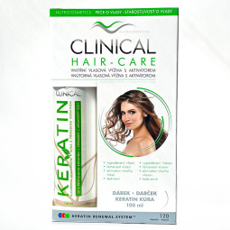 CLINICAL Hair-Care vlasová výživa 120 tobolek + dárek