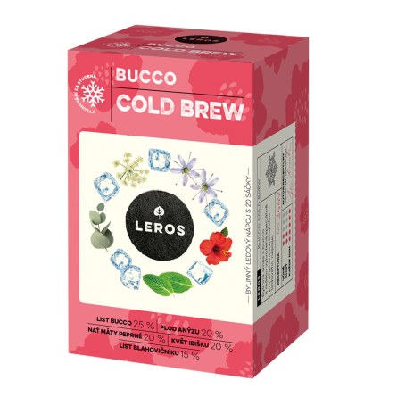 LEROS Cold brew Bucco čaj 20x1,5 g
