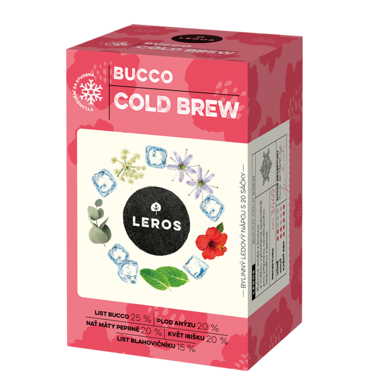 LEROS Cold brew Bucco čaj 20x1,5 g