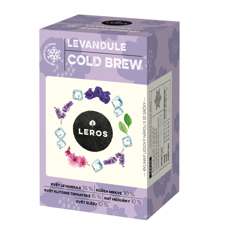 LEROS Cold brew Levandule čaj 20x1,2 g