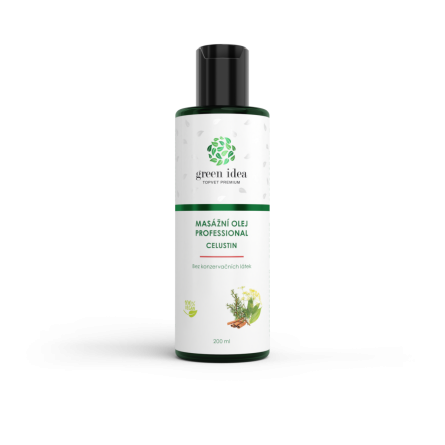 GREEN IDEA Celustin masážní olej 200 ml