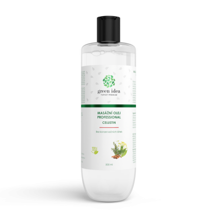 GREEN IDEA Celustin masážní olej 500 ml