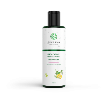 GREEN IDEA Lymforegen masážní olej 200 ml