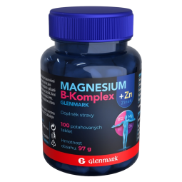 GLENMARK Magnesium B-komplex +Zinek 100 tablet