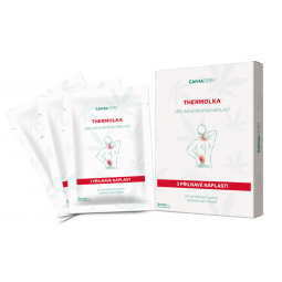 Cannaderm Thermolka Hřejivá konopná náplast 3 ks