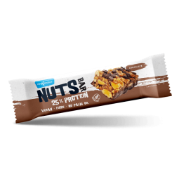 MAXSPORT Nuts Vegan oříšková tyčinka s proteinem - čokoláda 40 g