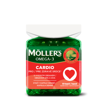 MÖLLER´S Omega 3 Cardio 60 kapslí
