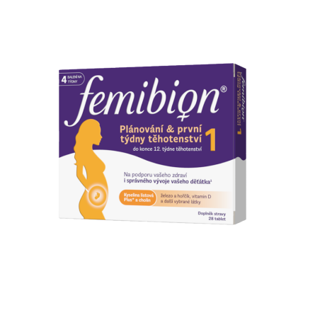 FEMIBION 1 Plánování a první týdny těhotenství 28 tablet