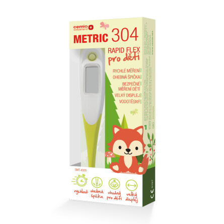 CEMIO Metric 304 digitální teploměr Rapid Flex pro děti