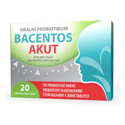 BACENTOS AKUT orální probiotikum 20 tablet