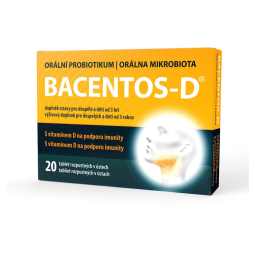 BACENTOS-D orální probiotikum 20 tablet