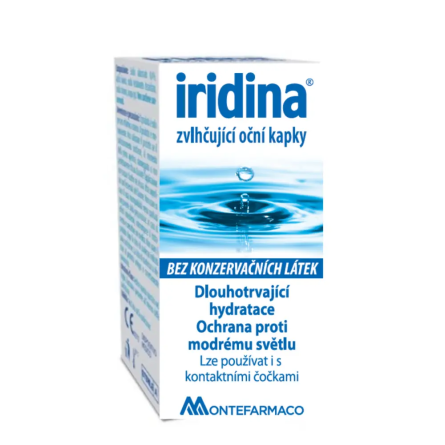 IRIDINA zvlhčující oční kapky 10 ml