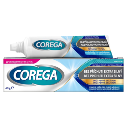 Corega Bez příchuti extra silný fixační krém 40g