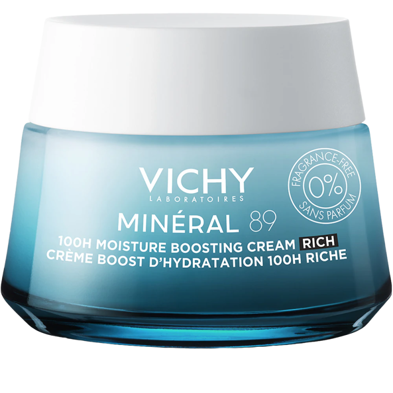 VICHY Minéral 89 Krém pro podporu hydratace 100H 50 ml