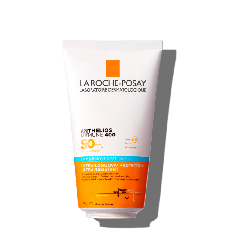 LA ROCHE-POSAY Anthelios UVMUNE 400 FACE & BODY hydratační mléko SPF 50+ 150 ml
