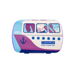 CURAPROX Travel set KIDS fialový