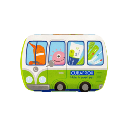 CURAPROX Travel set KIDS zelený