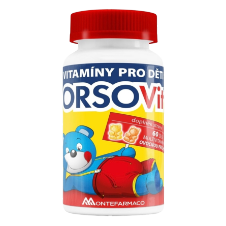 ORSOVit multivitamíny s ovocnou příchutí 60 ks