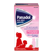 PANADOL Pro děti jahoda 24 mg/ml suspenze 100 ml