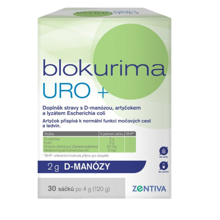BLOKURIMA URO+ 2 g d-manózy 30 sáčků