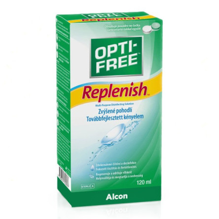 Opti-free Replenish roztok na kontaktní čočky 120 ml