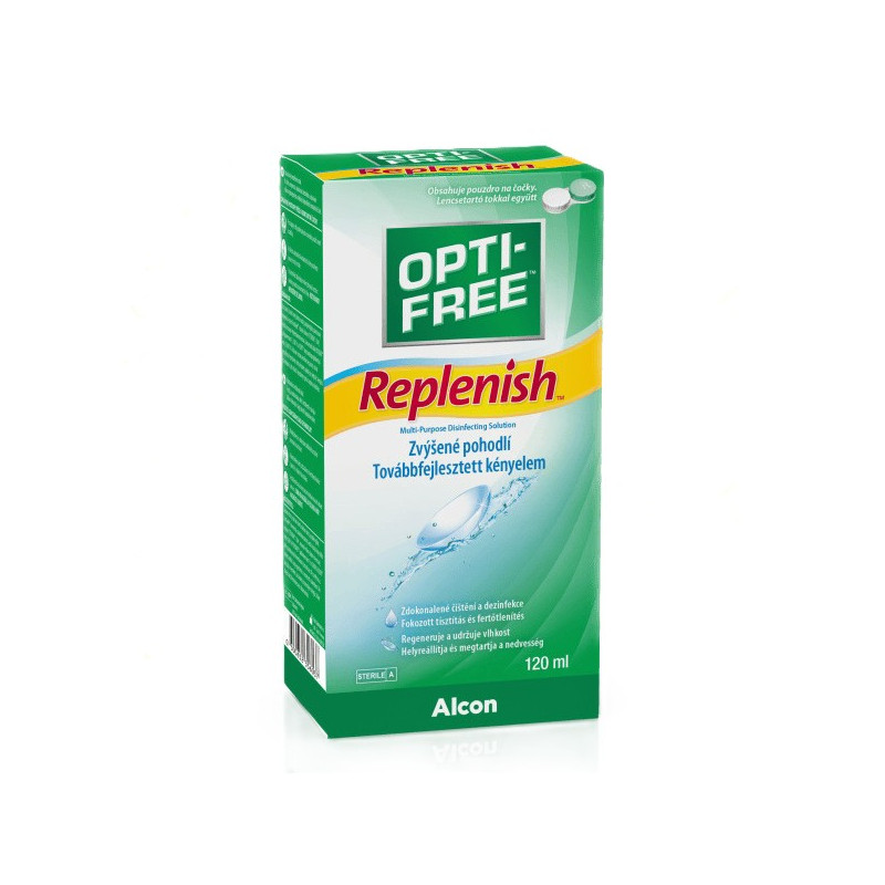 Opti-free Replenish roztok na kontaktní čočky 120 ml