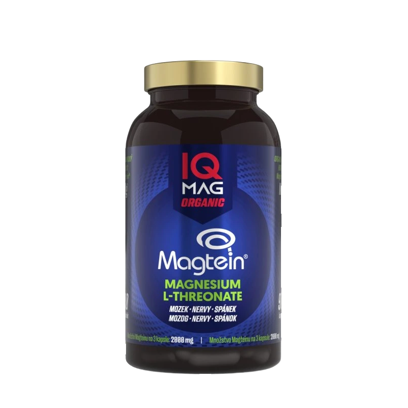 IQ MAG Organic Magtein Magnesium L-threonate 90 tobolek