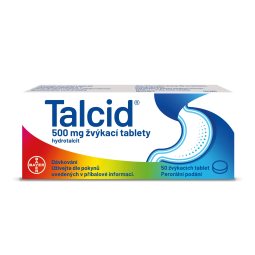 TALCID 500mg 50 žvýkacích tablet