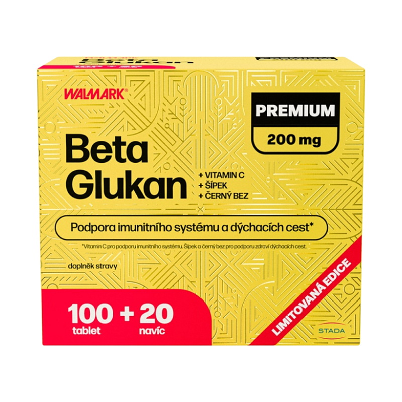WALMARK Beta glukan 200 mg premium 100+20 tablet