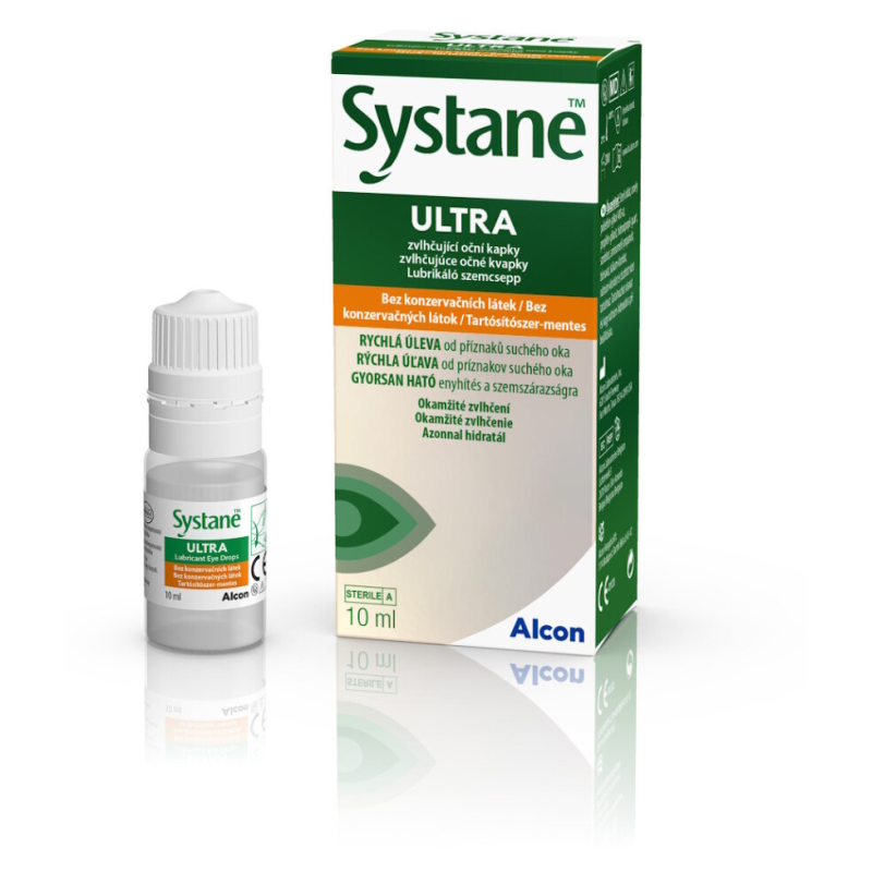 SYSTANE ULTRA zvlhčující oční kapky bez konzervačních látek 10 ml SYSTANE ULTRA zvlhčující oční kapky bez konzervačních látek 10 ml