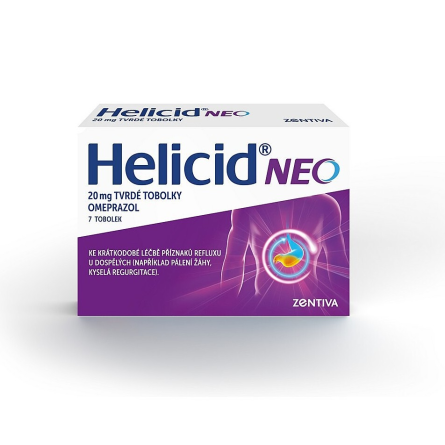 HELICID NEO 20 mg 7 tobolek