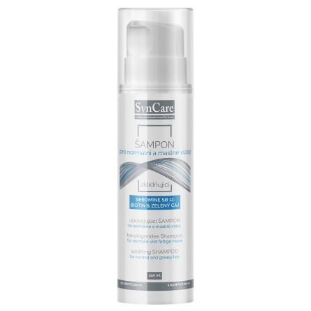 SYNCARE SHAMPOOderm šampon pro normální a mastné vlasy zklidňující 250 ml SYNCARE SHAMPOOderm šampon pro normální a mastné vlasy zklidňující 250 ml